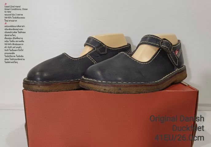 Duckfeet, Cover Heel Sandals for Women 41EU(26.0cm) Original Handmade from Denmark ของแท้ มือ 2 สภาพเยี่ยม, รองเท้า Duckfeet หนังแท้ สวยมาก รูปที่ 6