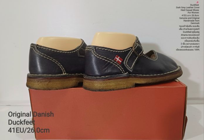 Duckfeet, Cover Heel Sandals for Women 41EU(26.0cm) Original Handmade from Denmark ของแท้ มือ 2 สภาพเยี่ยม, รองเท้า Duckfeet หนังแท้ สวยมาก รูปที่ 14
