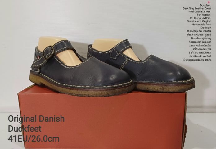 Duckfeet, Cover Heel Sandals for Women 41EU(26.0cm) Original Handmade from Denmark ของแท้ มือ 2 สภาพเยี่ยม, รองเท้า Duckfeet หนังแท้ สวยมาก รูปที่ 5