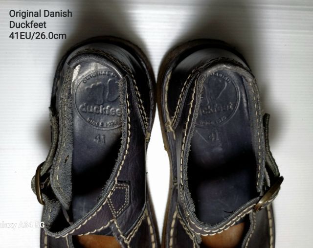 Duckfeet, Cover Heel Sandals for Women 41EU(26.0cm) Original Handmade from Denmark ของแท้ มือ 2 สภาพเยี่ยม, รองเท้า Duckfeet หนังแท้ สวยมาก รูปที่ 18