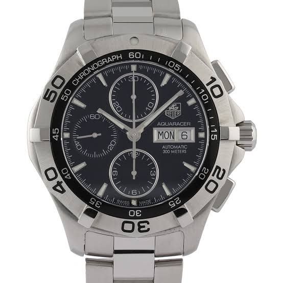 ข้อต่อสาย Tag Heuer Aquaracer King Size ของแท้ Swiss มี สีเงินด้าน รูปที่ 6