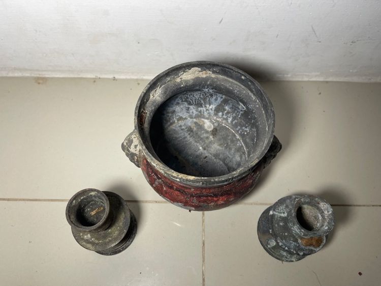 กระถาง ธูป เชิงเทียน เก่าโบราณสะสมA4 รูปที่ 2