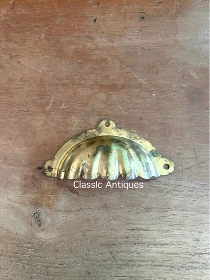 มือจับ ฝาหอย ทองเหลืองสะสม รูปที่ 4