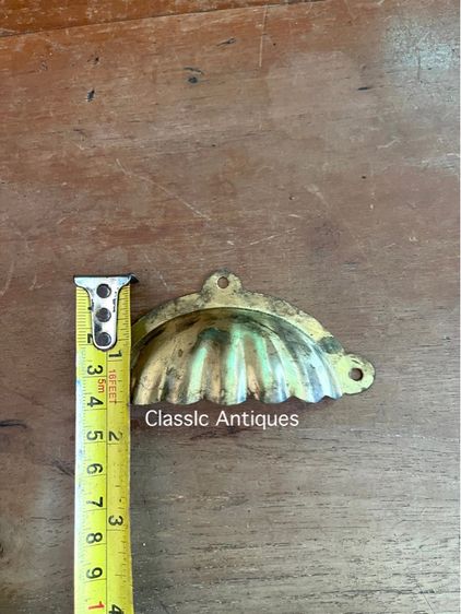 มือจับ ฝาหอย ทองเหลืองสะสม รูปที่ 8