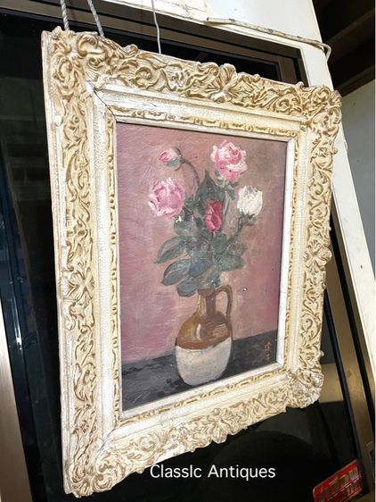 ภาพวาด ดอกกุหลาบ โบราณสะสม รูปที่ 5