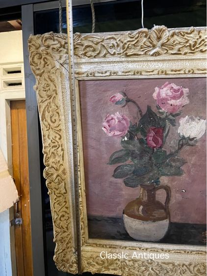 ภาพวาด ดอกกุหลาบ โบราณสะสม รูปที่ 9