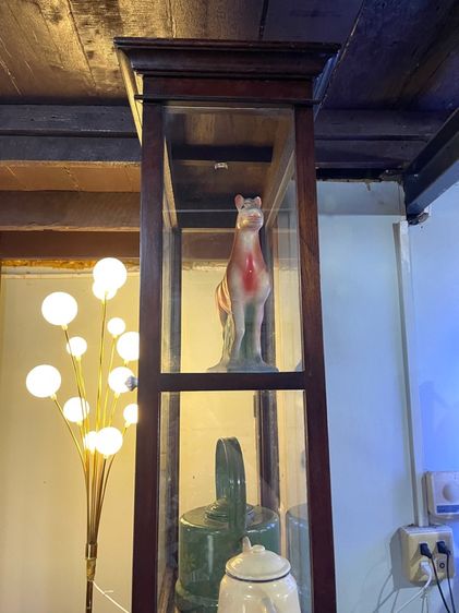 ตู้ไม้สัก โบราณ เก่าสะสม รูปที่ 4