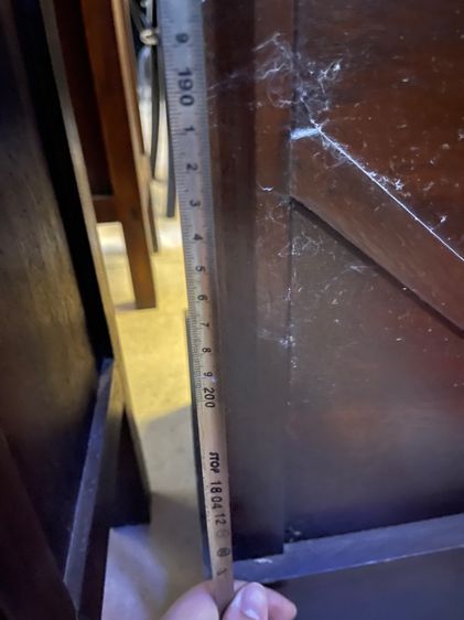 ตู้ไม้สัก โบราณ เก่าสะสม รูปที่ 8