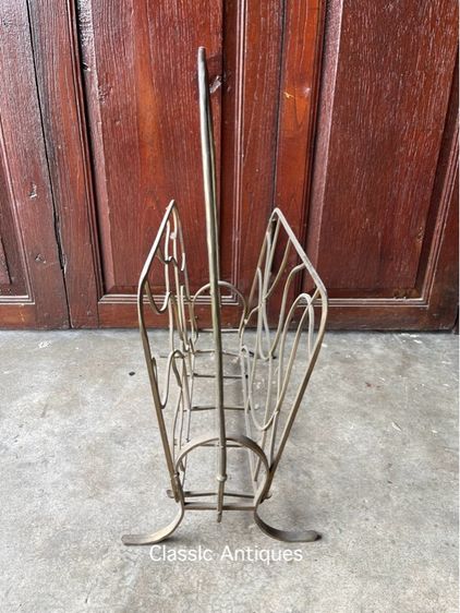 ชั้นวางหนังสือ ทองเหลือง โบราณสะสม รูปที่ 3