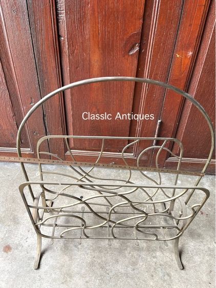 ชั้นวางหนังสือ ทองเหลือง โบราณสะสม รูปที่ 7