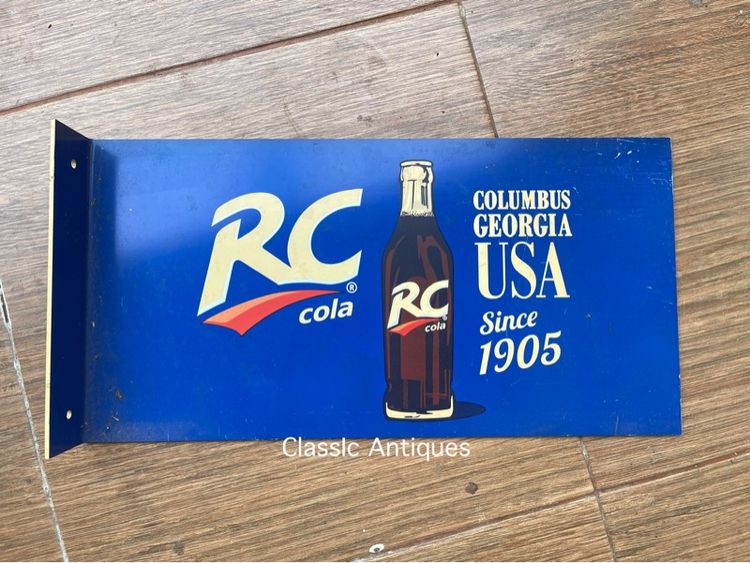 ป้ายฉาก น้ำอัดลม RC โคล่า โบราณ เก่าสะสมA2 รูปที่ 2