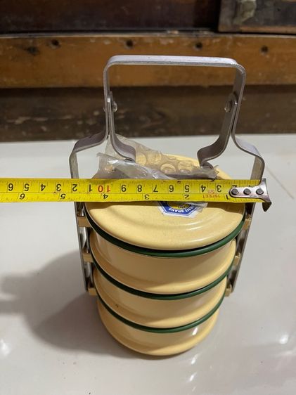 ปิ่นโต สังกะสีอีนาเมล ตรากระต่ายสะสม รูปที่ 7