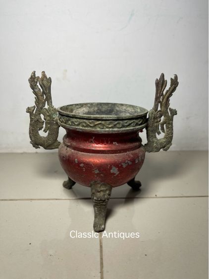 กระถาง ธูป เก่าโบราณสะสมA5