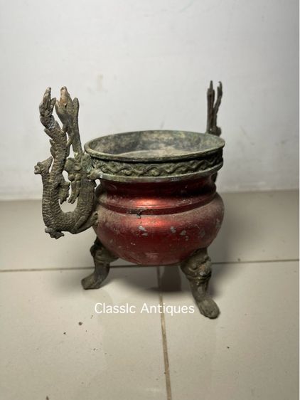 กระถาง ธูป เก่าโบราณสะสมA5 รูปที่ 2