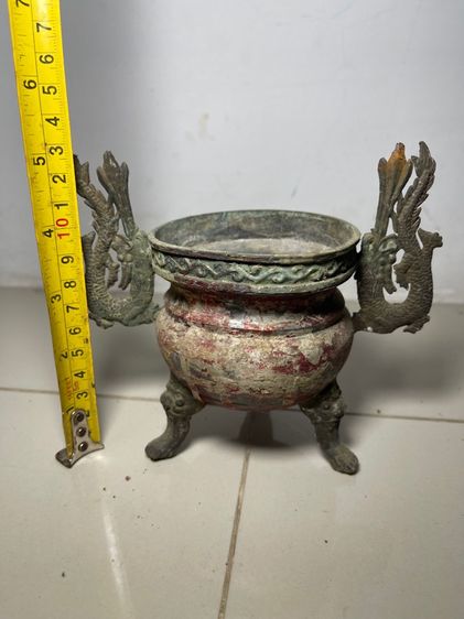 กระถาง ธูป เก่าโบราณสะสมA5 รูปที่ 6