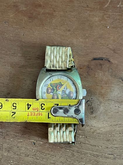 นาฬิกา สังกะสี JAPAN ของเล่นโบราณเก่าสะสม รูปที่ 6