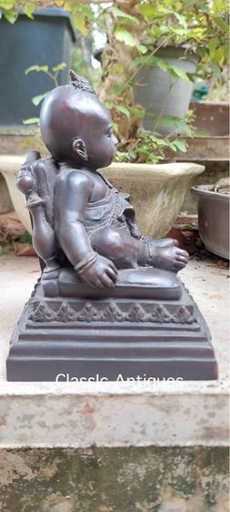 รูปปั้น สมเด็จพระเจ้าลูกยาเธอ เจ้าฟ้าศิริราชกกุธภัณฑ์ ทองเหลืองสะสม รูปที่ 4