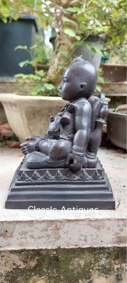 รูปปั้น สมเด็จพระเจ้าลูกยาเธอ เจ้าฟ้าศิริราชกกุธภัณฑ์ ทองเหลืองสะสม รูปที่ 3