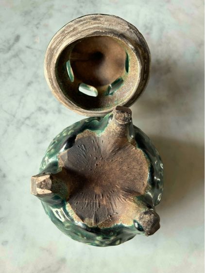 กระถาง กำยาน เคลือบเขียวสะสมA1 รูปที่ 10