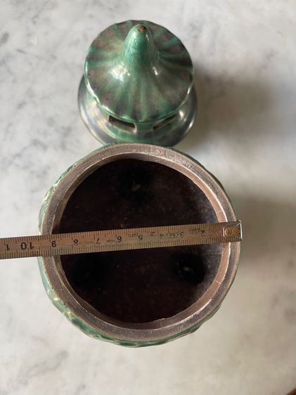 กระถาง กำยาน เคลือบเขียวสะสมA1 รูปที่ 9