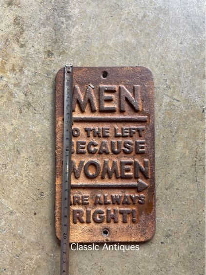 แผ่นเหล็กหล่อ. MEN. WOMEN สะสม รูปที่ 3