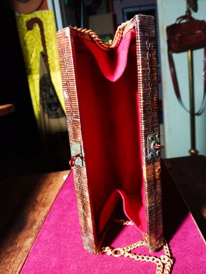 กระเป๋าหญ้าลิเภาแท้จากศูนย์ศิลปาชีพบางไทรสภาพเยี่ยม รูปที่ 12