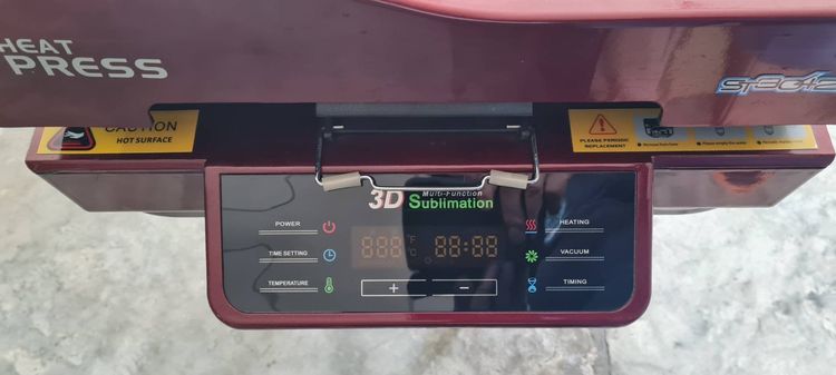 Printer SCANNER Ving 3D Sublimation Heat Press Machine for Phone Cases Mugs Cups Heat Transfer Printing รูปที่ 13