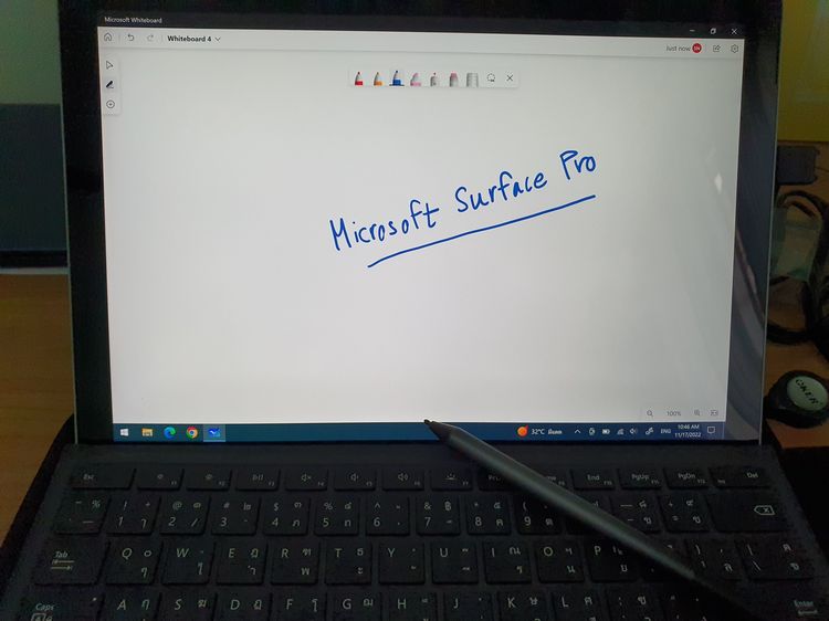 โน้ตบุ๊ค Microsoft Surface Pro 5 พร้อมปากกาและคีย์บอร์ด รูปที่ 4