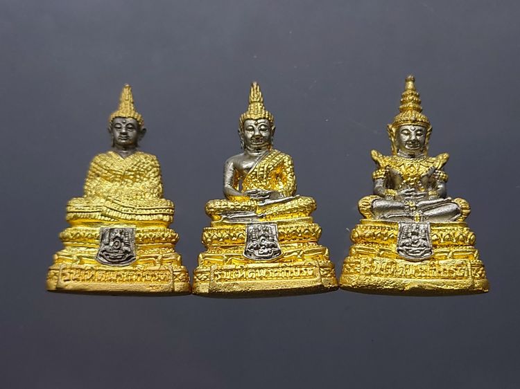 พระแก้วมรกต 3 ฤดู รุ่นเทอดพระเกียรติ เนื้อสองกษัตริย์ มหาพุทธาภิเษก ณ วัดพระศรีรัตนศาสดาราม ปี2540 พร้อมกล่องเดิม รูปที่ 3