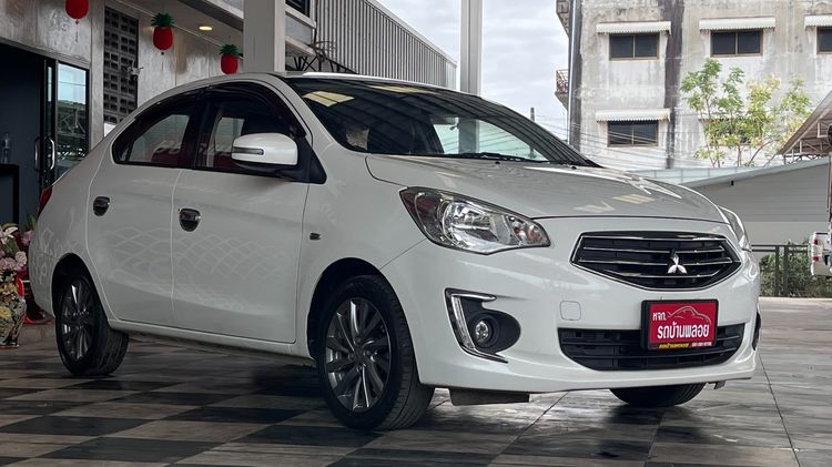 Mitsubishi Attrage 2017 1.2 GLS LTD Sedan เบนซิน ไม่ติดแก๊ส เกียร์อัตโนมัติ ขาว รูปที่ 3