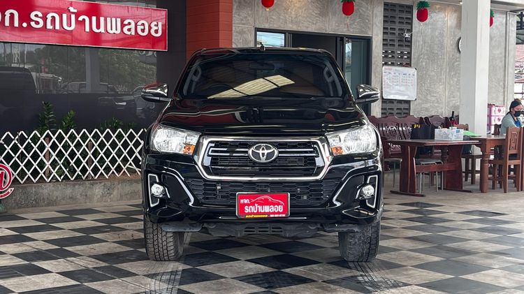 Toyota Hilux Revo 2018 2.4 Prerunner J Plus Pickup ดีเซล ไม่ติดแก๊ส เกียร์ธรรมดา ดำ รูปที่ 2