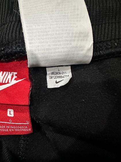 กางเกงวอร์มสีดำขาวลายbigswoot แบรนด์ Nike รูปที่ 6