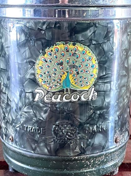 กระติก ปรอทนกยูง โบราณเก่าสะสมA1 รูปที่ 2