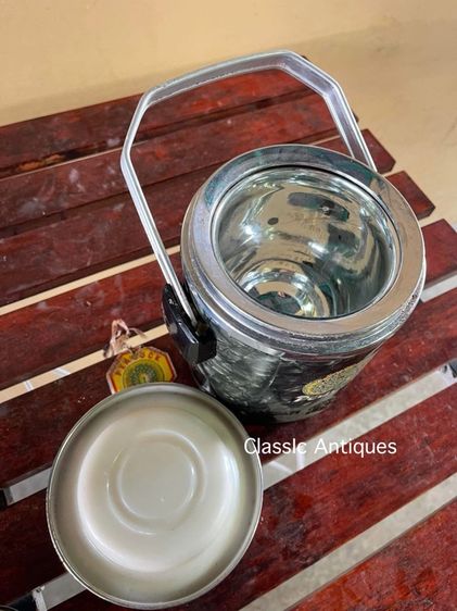 กระติก ปรอทนกยูง โบราณเก่าสะสมA1 รูปที่ 4