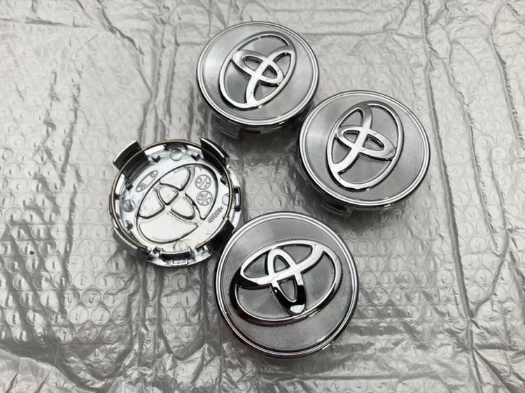 ฝาล้อ Toyota 57 และ 62 mm. แบบ Chrome ขาสปริง ของใหม่ รูปที่ 6