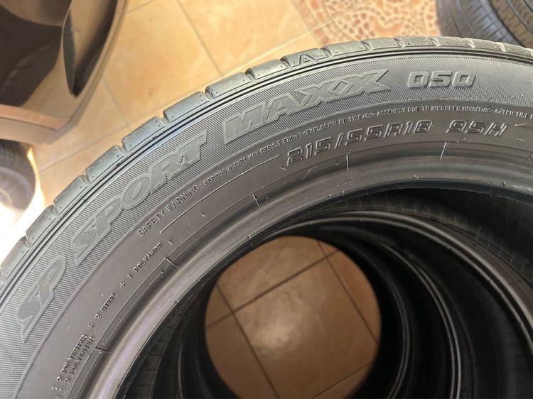 ยาง Dunlop Sp Sport maxx 215 55 18 เส้น 500 บาท  รูปที่ 6