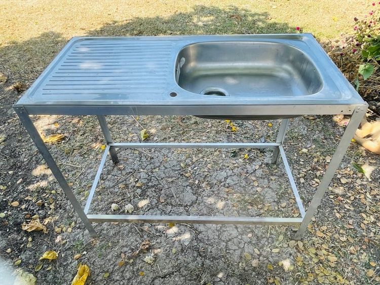 อ่างล้างจาน”Advance Sinks” 1 หลุมพร้อมโครง 