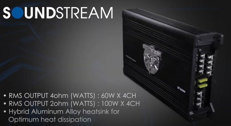 👍⚡Soundstream SP.A604 - CLASS AB 4Channels รูปที่ 5