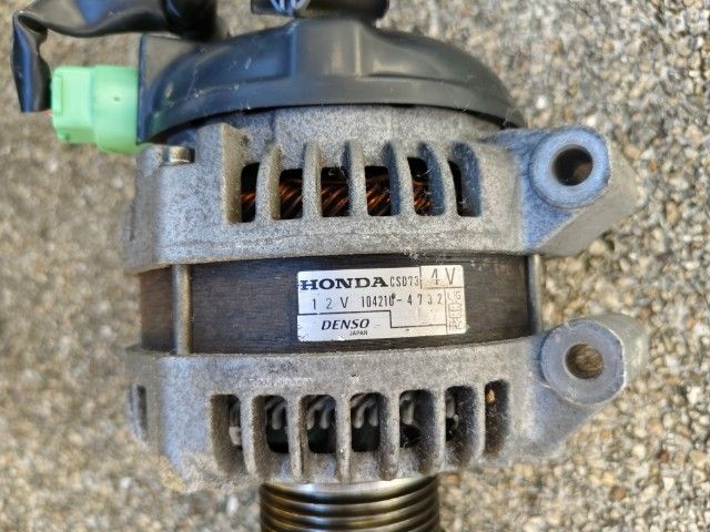 โลโก้ฝาท้าย Honda Accord G7 ปี03-04 มีอย่างละตัวครับ ของแท้ สภาพดี ไม่มีหัก และ ไดชาร์จเครื่อง 2.4 เก่าญี่ปุ่น คิ้วโครเมี่ยมกระจังหน้าแยกขายได้ รูปที่ 8