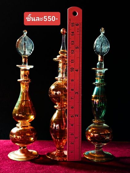 ขวดน้ำหอมคริสตัลลายน้ำทองสุดงามสภาพเยี่ยม รูปที่ 4