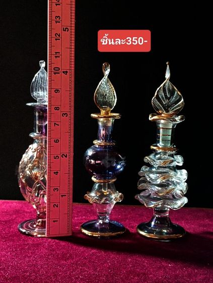 ขวดน้ำหอมคริสตัลลายน้ำทองสุดงามสภาพเยี่ยม รูปที่ 2