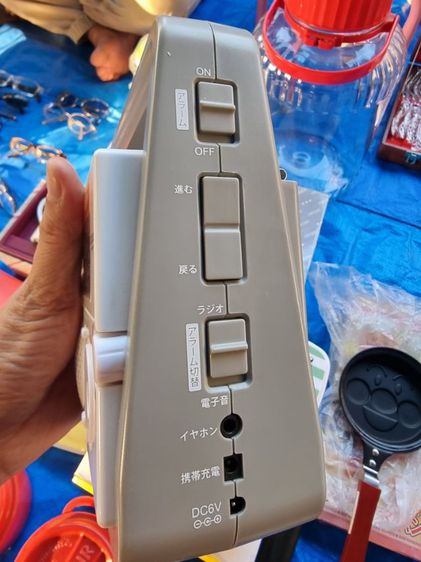 นาฬิกา seiko เป็นวิทยุนาฬิกาปลุกไฟฉายของญี่ปุ่น รูปที่ 4