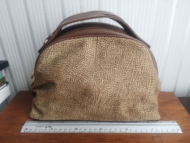กระเป๋าถือ ผญ   หนังกวางredwall ( made in Italy)​ รูปที่ 5