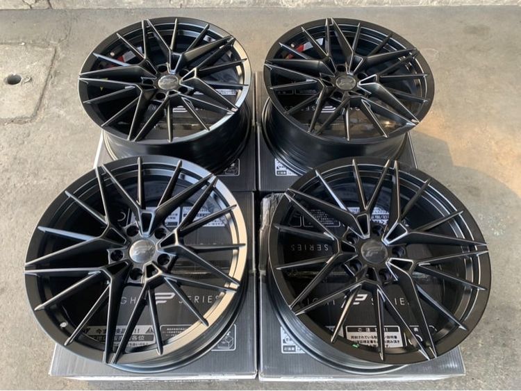18" ล้อแม็กมือ1 ขอบ18 FS04 5รู114 กว้าง8 ออฟ38 สีดำ ล้อเบา FLOW FORMING งานSEVENFIFTH งานสวยมาก  