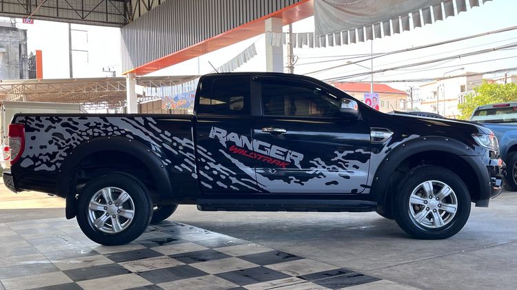 Ford Ranger 2019 2.2 Hi-Rider XLT Pickup ดีเซล ไม่ติดแก๊ส เกียร์ธรรมดา ดำ รูปที่ 4