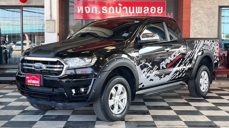Ford Ranger 2019 2.2 Hi-Rider XLT Pickup ดีเซล ไม่ติดแก๊ส เกียร์ธรรมดา ดำ