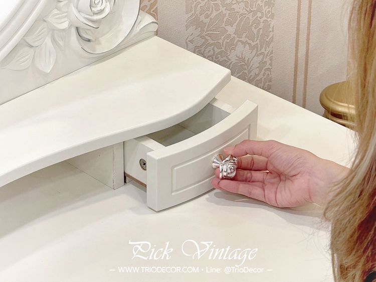 MAFALDA-I DRESSING TABLE โต๊ะเครื่องแป้งสไตล์วินเทจ รุ่น มาเฟลดา 1 รูปที่ 5
