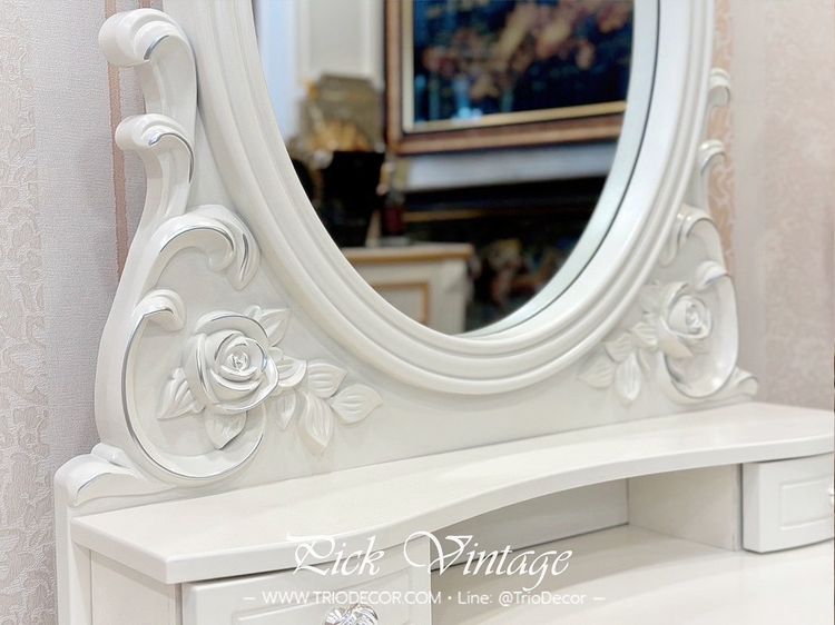 MAFALDA-I DRESSING TABLE โต๊ะเครื่องแป้งสไตล์วินเทจ รุ่น มาเฟลดา 1 รูปที่ 10