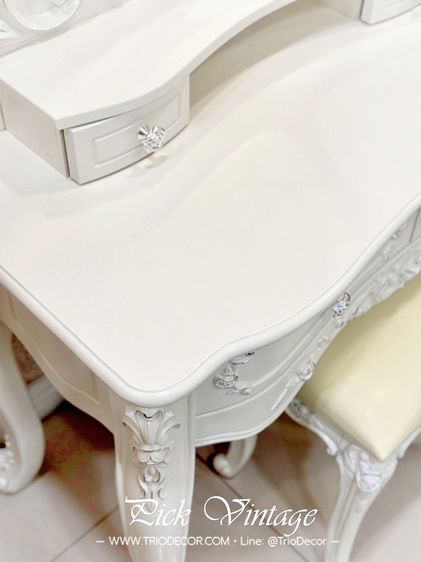 MAFALDA-I DRESSING TABLE โต๊ะเครื่องแป้งสไตล์วินเทจ รุ่น มาเฟลดา 1 รูปที่ 13