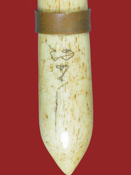 มีดปากกาหลวงพ่อเดิม วัดหนองโพธิ์ ด้ามฝักจารมือ ครบสูตร ขนาดความยาว 5 นิ้ว รูปที่ 18